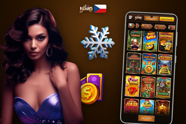 Lizaro Casino app na Androidu zobrazuje dialog pro povolení oprávnění aplikace