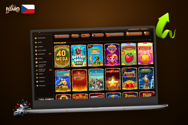 Notebook s demo módem slotu v Lizaro Casino – tipy pro nové hráče zdarma